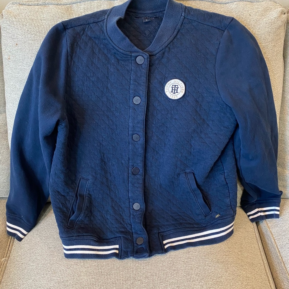 🔥 Tommy Hilfiger Varsity Jacket Womens Medium